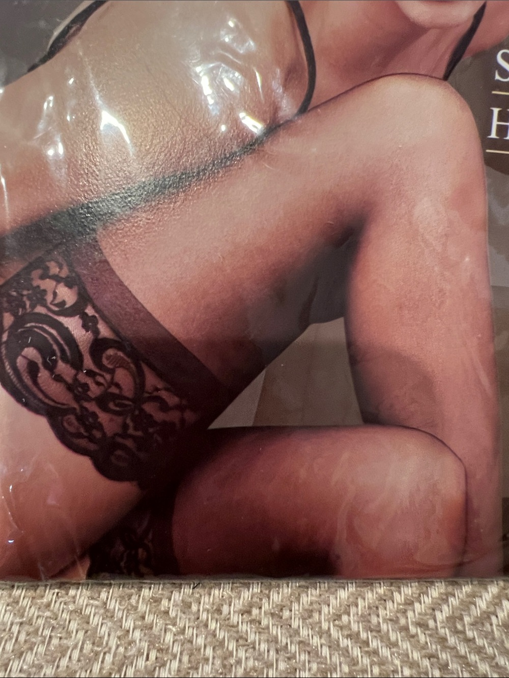Leg Avenue Black Lace Thigh-High Stockings